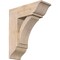 Ekena Millwork Thorton Traditional Smooth Bracket w/ Offset Brace, Douglas Fir, 7 1/2"W x 20"D x 24"H BKT0806X20X24THR01SDF - alternate 1
